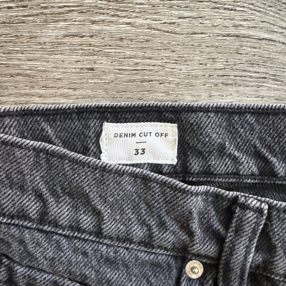 PacSun Men’s Charcoal Denim Shorts - Picture 3 of 4
